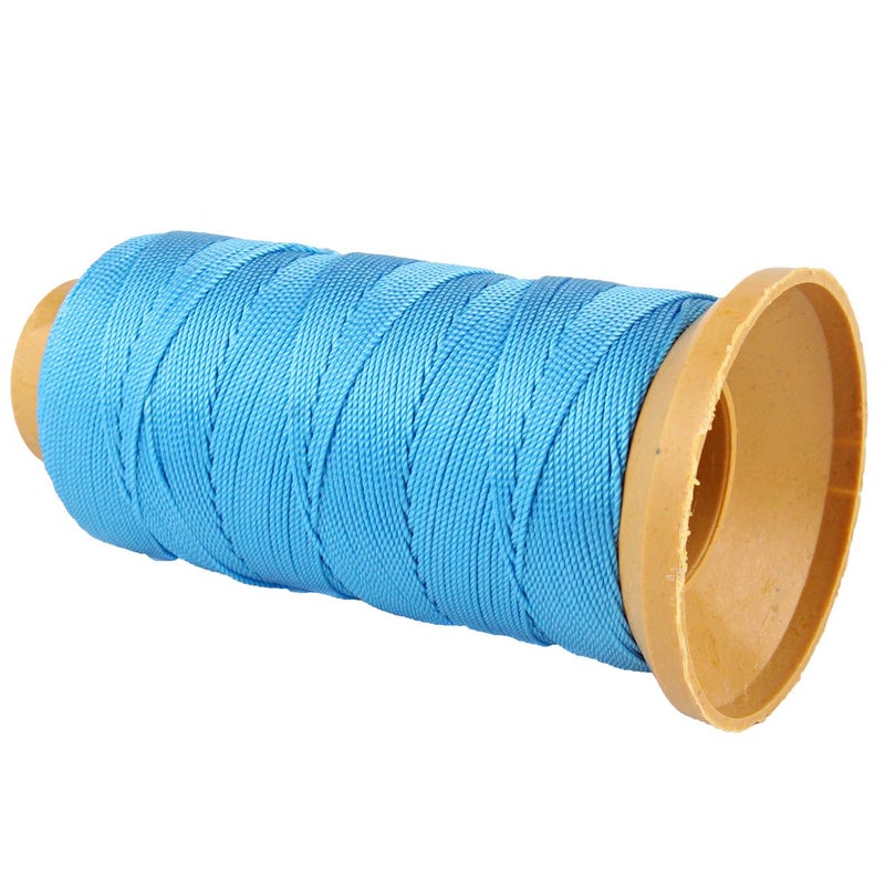 McFanBe 656 Feet Twisted Nylon Line Twine String Cord for Gardening Marking DIY Projects Crafting Masonry (Light Blue, 1mm-656 feet) - Image 3